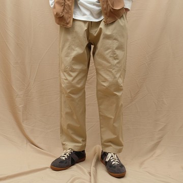 寬版工裝褲 Wide Worker Pants/簡約/素色/情侶服/長褲/寬褲/
