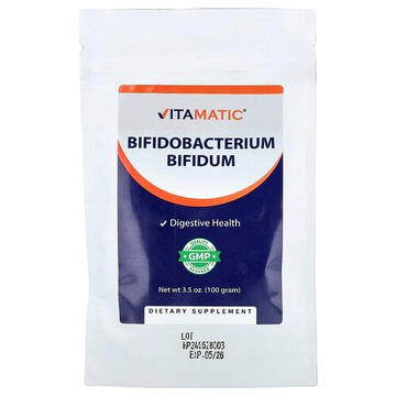Vitamatic, 兩歧雙歧杆菌，3.5 盎司（100 克）