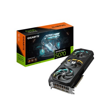 GIGABYTE GeForce RTX 5070 GAMING OC 12G 顯示卡+技嘉 GP-UD750GM PG5 電源供應器