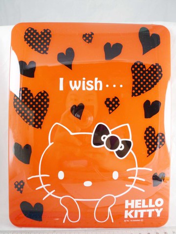 【震撼精品百貨】Hello Kitty 凱蒂貓~iPad硬殼『紅底黑愛心』