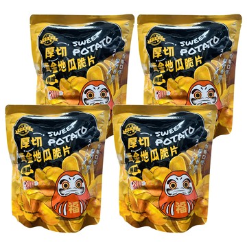 果然實在 豐淇厚切黃金地瓜脆片 焦糖風味  140g  4包