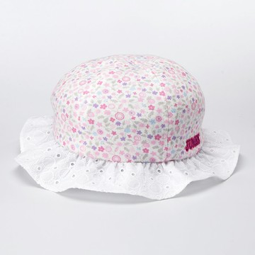 JUMEE -PINK-可愛寶寶帽 荷葉邊帽簷款