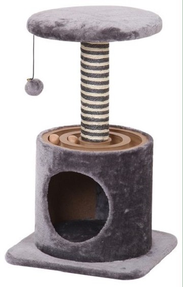 ☆國際貓家☆2015新款，美國Petpals  絨布遊憩貓跳台-2層