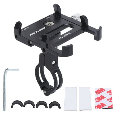 【Lixada】 GUB PLUS6 自行車摩托車手機支架鋁合金 360° 旋轉自行車車把支架