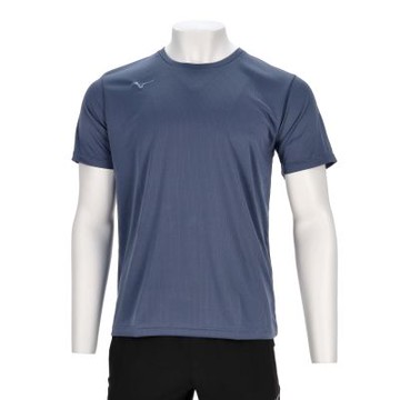 Mizuno 美津濃 男款 藍色 訓練 慢跑 吸濕排汗 運動 休閒 短袖 32TAC01012