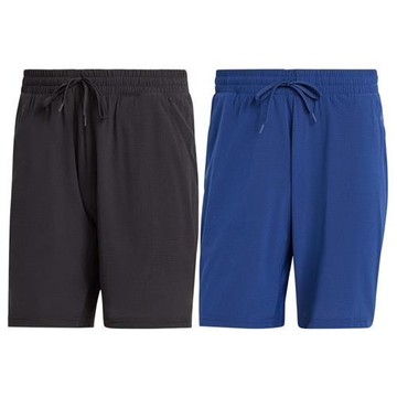 【下殺】Adidas 短褲 男裝 吸濕排汗 網球 黑/藍【運動世界】IQ4736/IZ3313