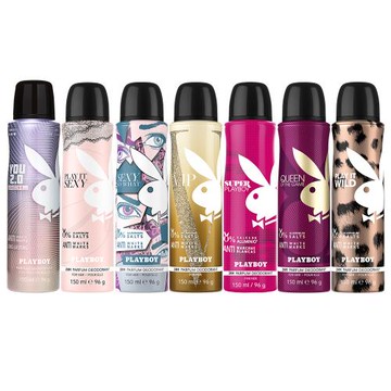 【兩入組】PLAYBOY 女性體香噴霧 150ml-贈隨機品牌針管香x1