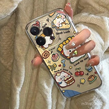 卡通獃萌甜點小貓 防摔 適用蘋果iphone 78p xr i11 i12 13 14 15 16 pro max手機殼