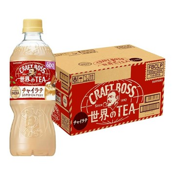 Suntory CRAFT BOSS 印度奶茶風味飲(600mlx24入)