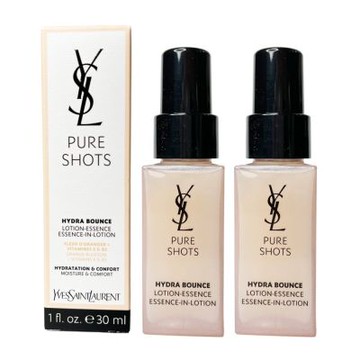 YSL 聖羅蘭 極效活萃彈潤亮膚露 30ml 旅行中樣 (粉紅澎澎水) X2入組 (效期:2027.09)