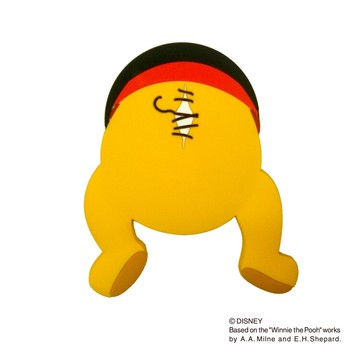 又敗家@日本TOYO CASE迪士尼磁小熊維尼吸掛勾MH-D04白板貼Winnie鑰匙吸鐵掛勾Disney冰箱貼留言板磁鐵貼留言板貼【全館299超取免運】【APP下單點數4倍送】