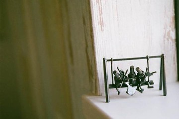 鞦韆上的樂手 擺飾 家飾