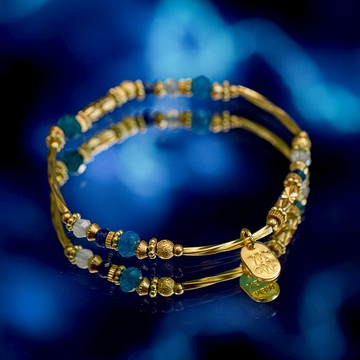 【雙魚座】神秘星象學_蒂娜的雙魚太空夢// 磷灰石藍