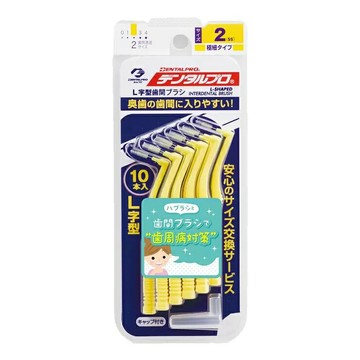 JACKS L型齒間刷 10入 X 6卡 SS