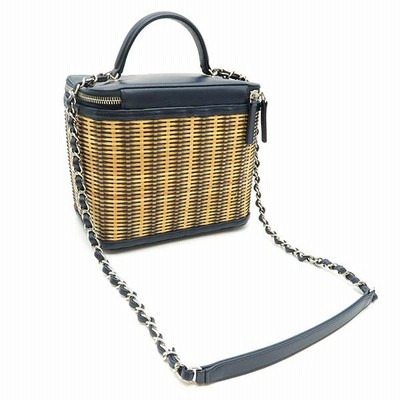 シャネル 2WAYバッグ ストロー バニティ チェーンショルダー
