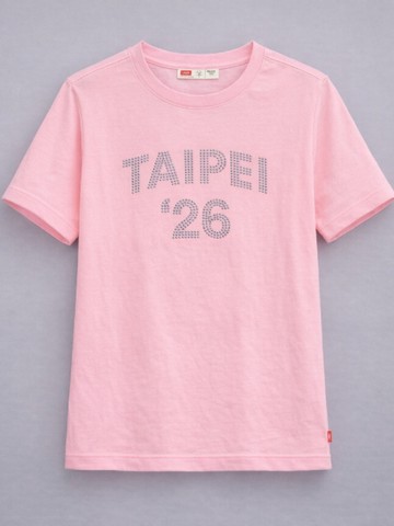經典棉質短Tee / Taipei Tee 粉紅 人氣新品