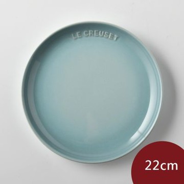Le Creuset 花蕾系列 餐盤 圓盤 22cm 海洋之花