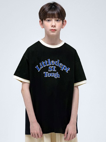 Toggle Ringer T-shirt [Black]