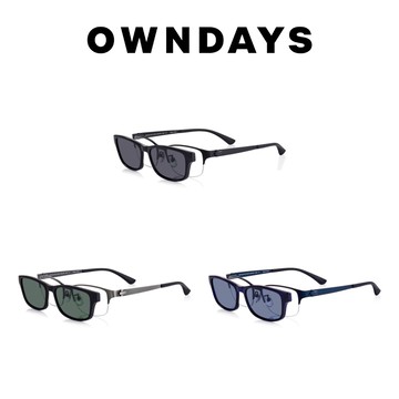 OWNDAYS SNAP系列磁吸式兩用光學偏光墨片鏡框(SNP1021X-4S)
