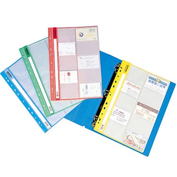 本月熱銷推薦 滿額再折【史代新文具】雙鶖Flying 6118 PP 11孔名片簿內頁 (100名)
