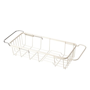 【UDiLiFE】 生活大師 樂司 小鐵水槽伸縮架 伸縮瀝水籃 不鏽鋼水槽瀝水籃 水槽瀝水架 碗盤瀝水架 伸縮水槽置物架