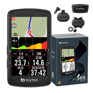 『小蔡單車』 新款 Bryton Rider S810 自行車碼表 計速器 GPS 單機 全配 自行車 贈延伸座 保護套