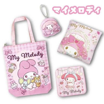 小禮堂 Sanrio 三麗鷗 美樂蒂 手提福袋4入組 (2025福袋)