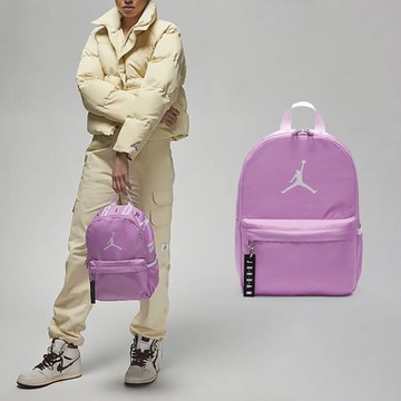 Nike 後背包 Air Jordan 兒童款 女款 紫 小包 迷你 雙肩包 背包 後杯小包 包包 JD2313008TD-002