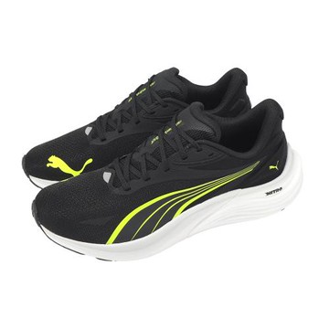 Puma 慢跑鞋 Electrify Nitro 4 男鞋 黑 黃 氮氣中底 運動鞋 310789-05