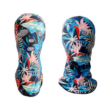 臉基尼女戶外游泳頭套男防曬面套泳帽面罩臉罩帽防紫外線海邊裝備