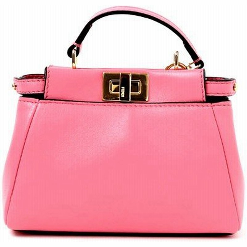 Fendi フェンディ Micro Peekaboo マイクロ ピーカブー スモール 2way ハンドバッグ レザー ピンク 8m0355 K47 F078j 通販 Lineポイント最大0 5 Get Lineショッピング