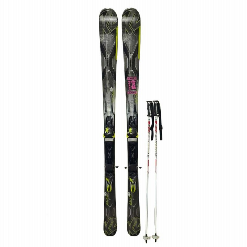 中古】K2 AMP 80X 170cm ALL-TERRAIN ROCKER スキー板 ビンディング ...