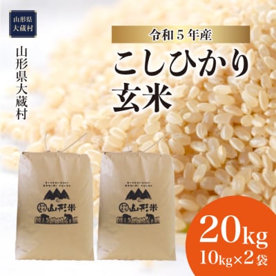 令和5年産 大蔵村産 コシヒカリ  20kg