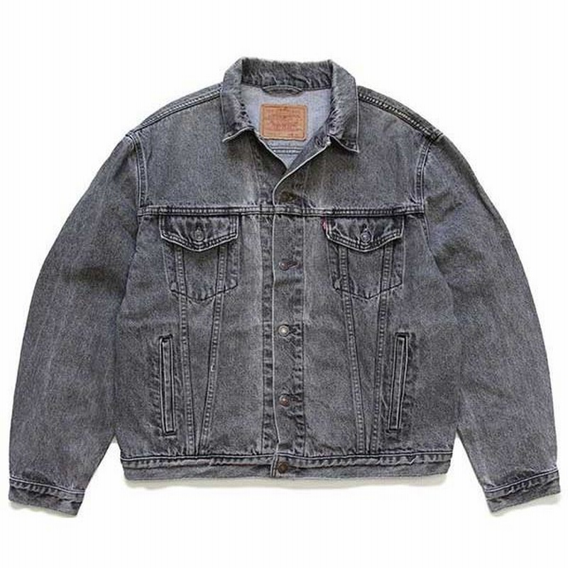 ☆90s Levi'sリーバイス 70503 ブラック デニムジャケット 4ポケット