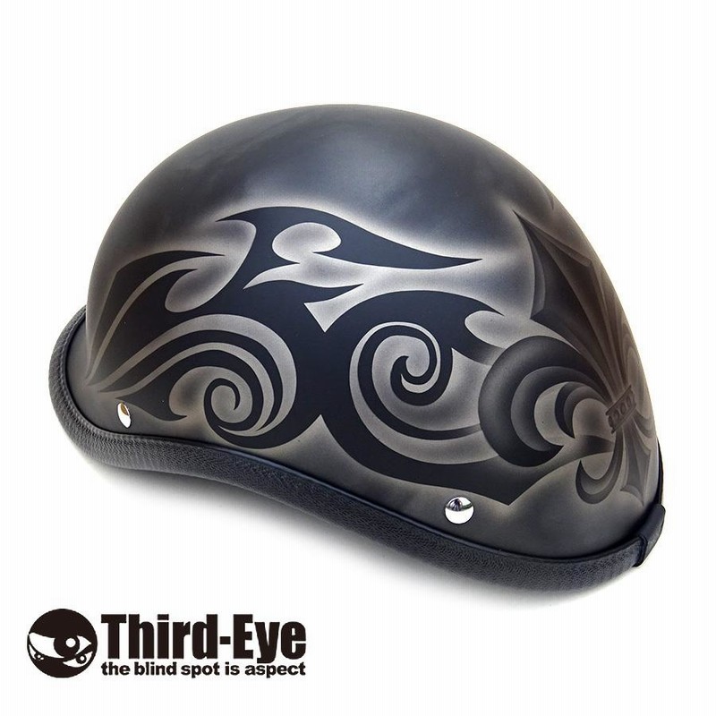 サードアイ　ヘルメット　ベッカー　装飾品 ヘルメット装着イメージ - カスタムペイントショップ サードアイ
