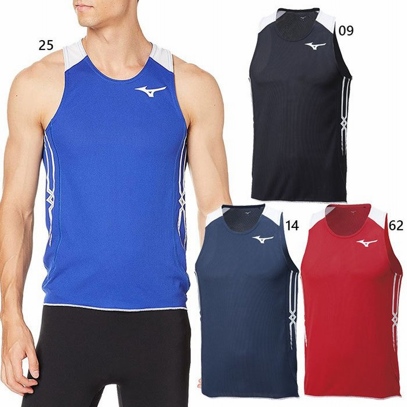 ミズノ メンズ レーシングシャツ ランニングシャツ 陸上 ジョギング マラソン ランニングウェア トップス ノースリーブ タンクトップ 吸汗速乾 U2ma0051 通販 Lineポイント最大0 5 Get Lineショッピング