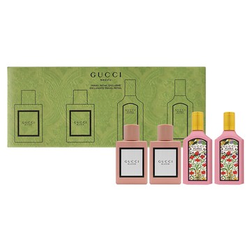 GUCCI 花悅梔子花小香禮盒 5ml*4
