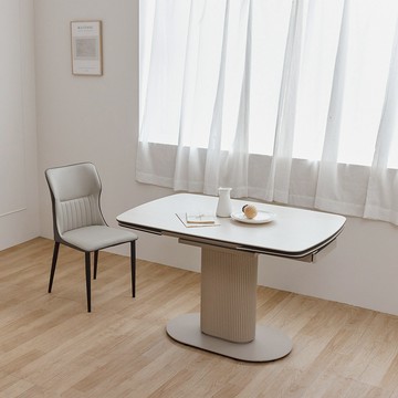 Beige 陶板伸縮長桌 完美主義【X0230】