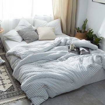 軟糯無印日式良品天竺棉針織棉全棉冬被 純棉春秋被 被芯 被子