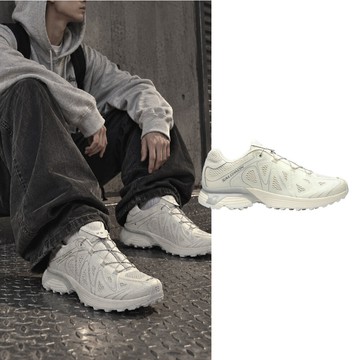 SALOMON XT-Whisper 香草白銀 索羅門 免綁鞋帶 機能 越野鞋 休閒鞋 運動鞋 男鞋 L47796200