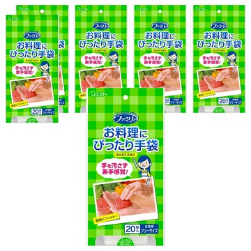 ST 雞仔牌 薄料理用半透明手套  20入  6盒