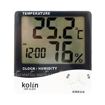 Kolin 歌林 電子式溫濕度計  KGM-DLB03  1個