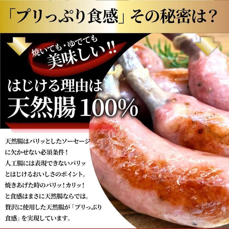 至高の本格派 骨付きソーセージ 天然腸使用 保存料不使用 (20本セット900g(225g×4))