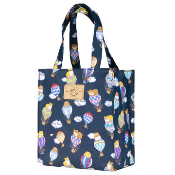 【空中柯基-小方包】台灣製造輕便外出防水便當袋/外出袋小方包