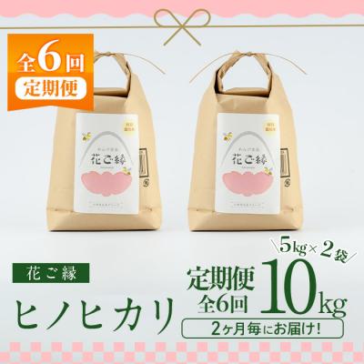 ふるさと納税 佐伯市 特別栽培米 はなご縁 (総量60kg・5kg×2袋×6回)