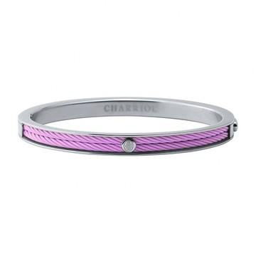 【CHARRIOL 夏利豪】FOREVER COLORS SWEET LAVANDER 鋼索手環