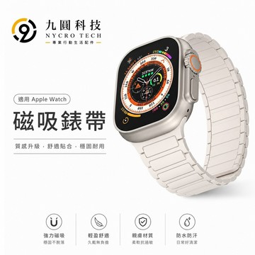 磁吸款 金屬錶帶 適用 Apple Watch 11 10 錶帶 9  7 6  SE 蘋果手錶錶帶 45mm 41mm