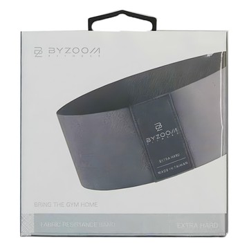 BYZOOM FITNESS 編織阻力環 特多龍材質 灰色 特重阻力  300 x 80 x 2.1mm  1盒
