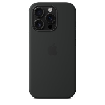 Apple iPhone 16 Pro MagSafe 矽膠保護殼 – 黑色
