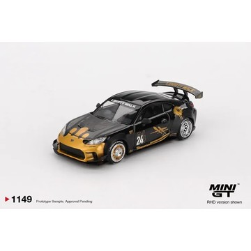 MINI GT 1149 1/64 豐田 Toyota GR86 LB Nation 黑金 盒裝 合金模型車 LBWK